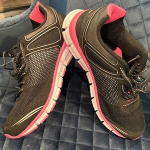 U.S. Polo Assn. Black and Pink Athletic Shoes